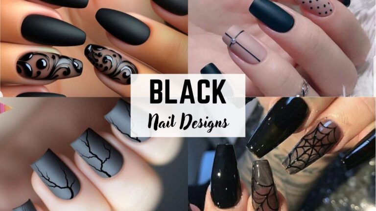 18 Classy Black Nails Ideas