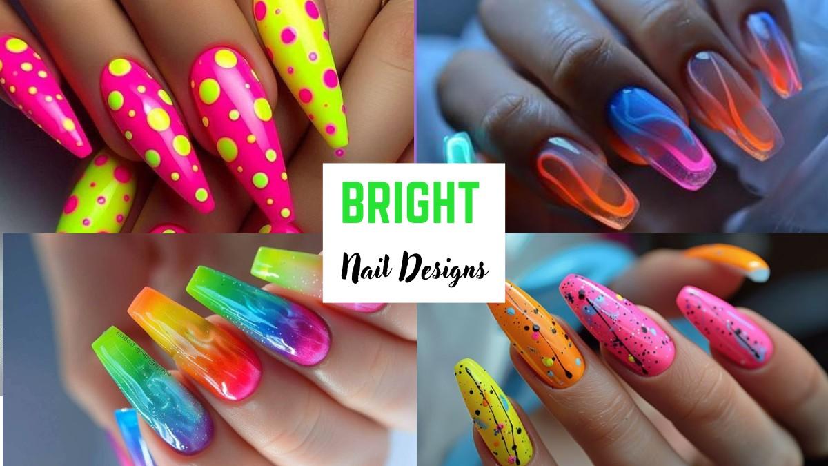 21 Brighten Your Day with These Stunning Bright Nail Designs