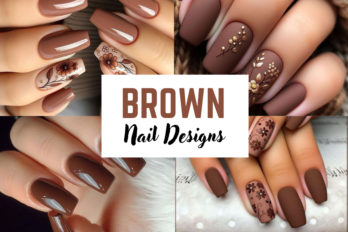 20+ Gorgeous Brown Nail Designs
