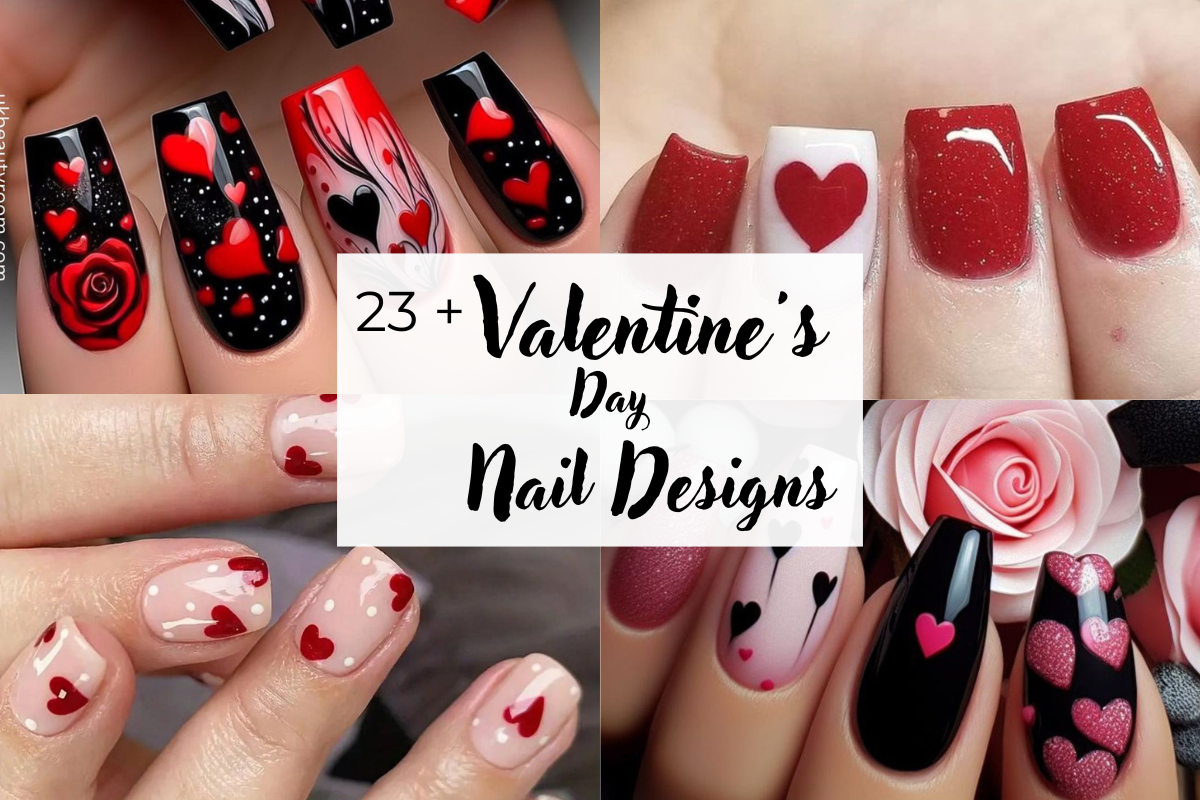 23+ Gorgeous Valentine’s Day Nail Designs