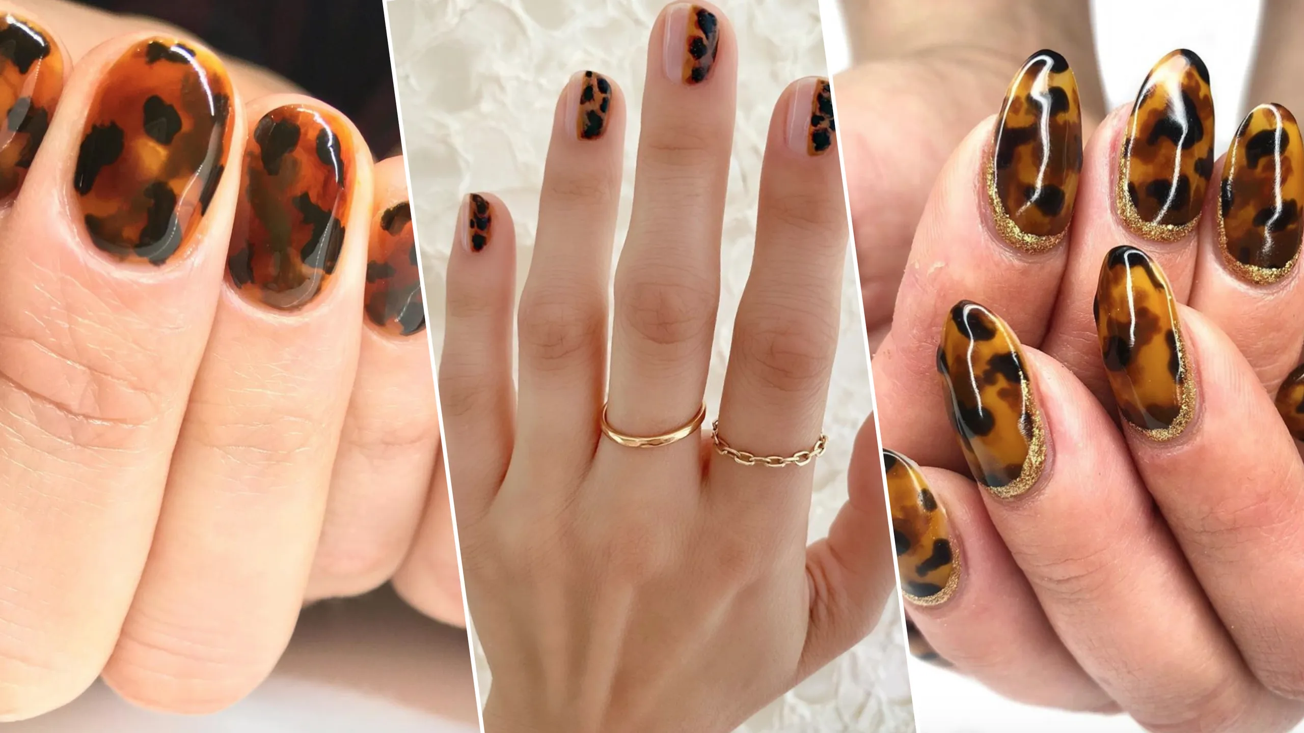 21 Fall Tortoiseshell Nails 2025