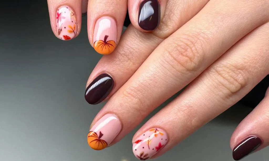 Neutral Fall Nails 2025