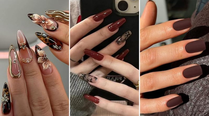 Beautiful and Stylish Red Fall Nails 2025