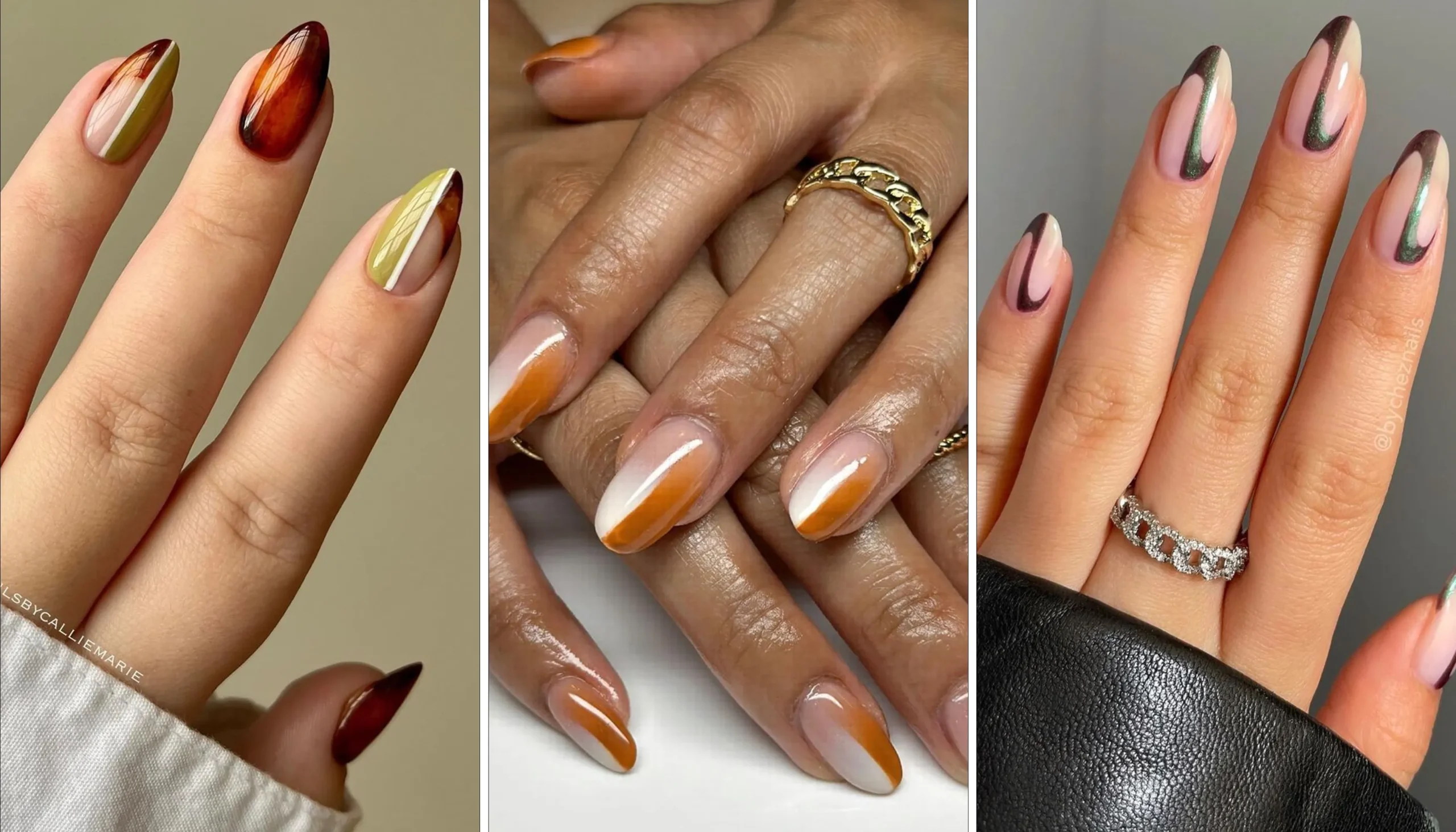 The Best Fall Ombré Nails 2025