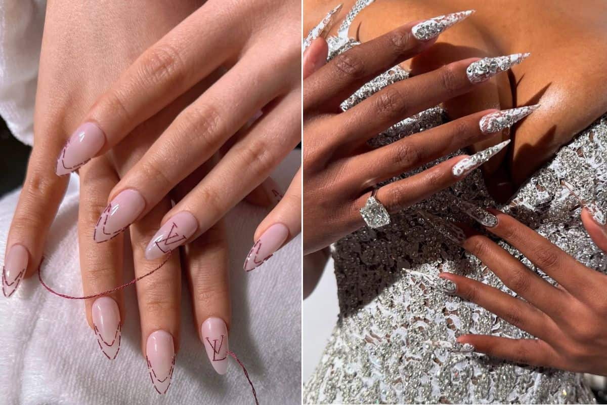 20 Fall Rhinestone & Embellished Nails 2025