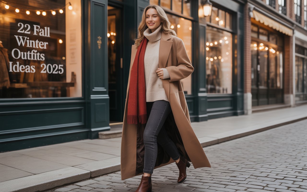 22 Fall Winter Outfits Ideas 2025: Cozy Layers & Trendy Looks