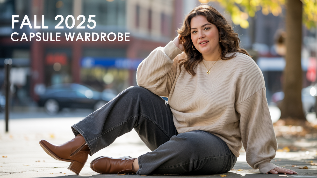 fall plus size capsule wardrobe ideas 2025