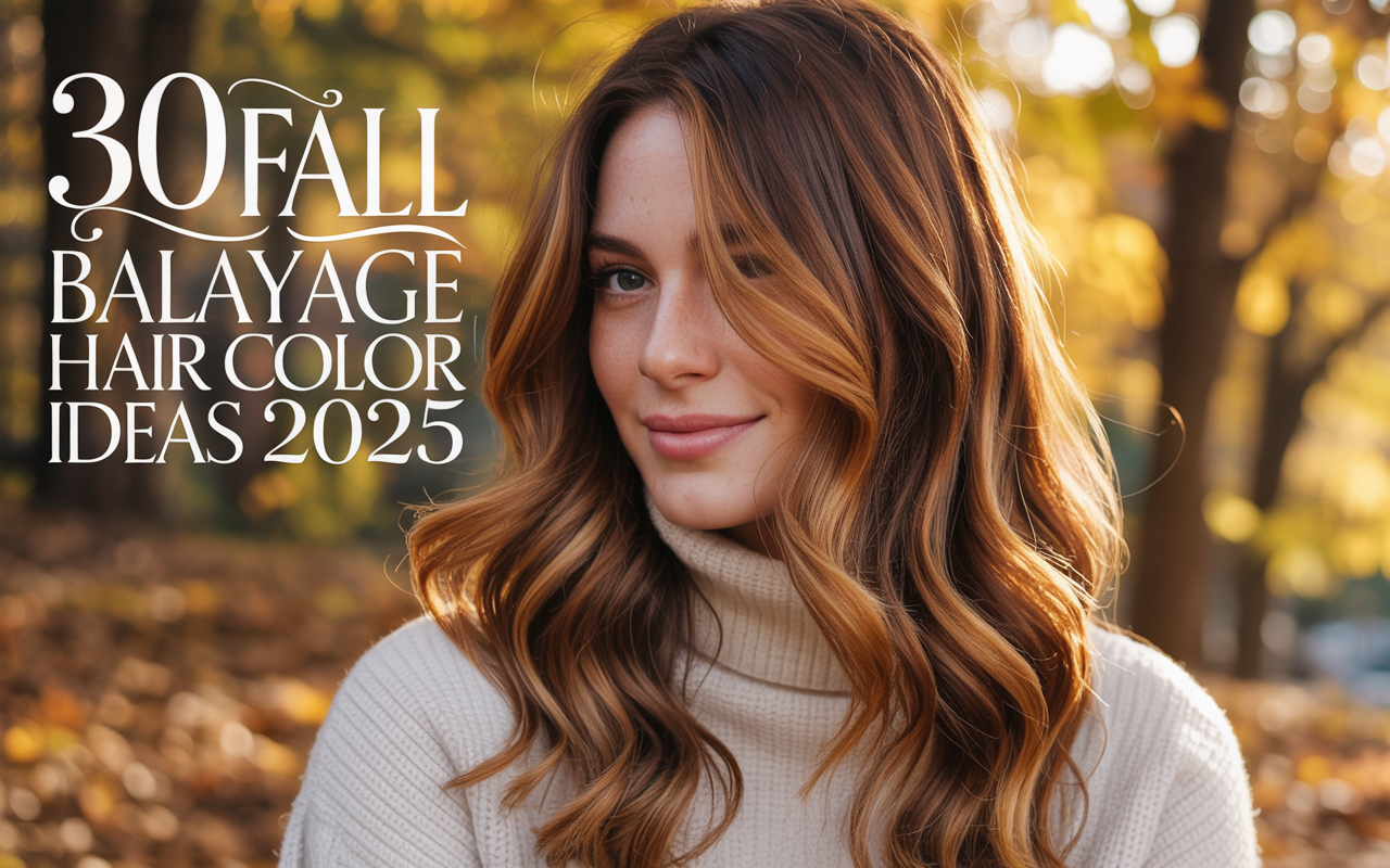 30 Fall Balayage Hair Color Ideas 2025