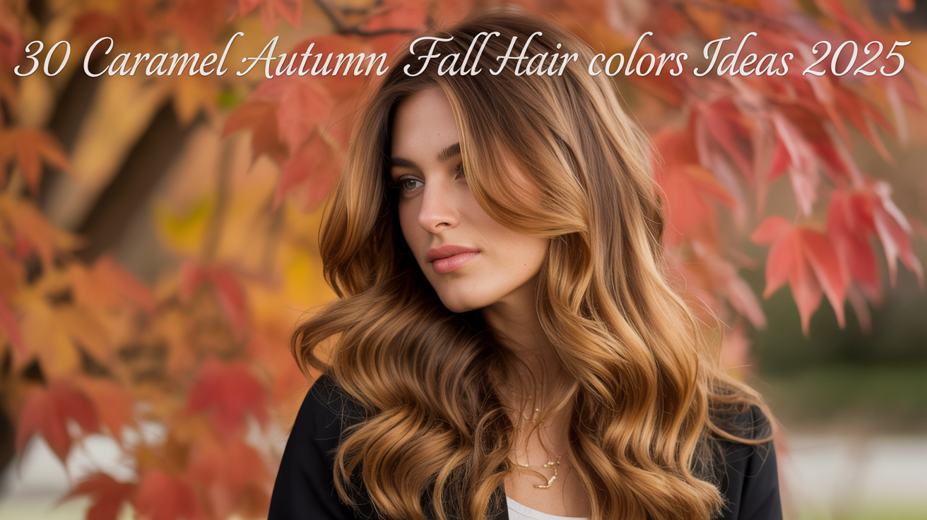 30 Caramel Autumn Fall Hair Colours Ideas 2025