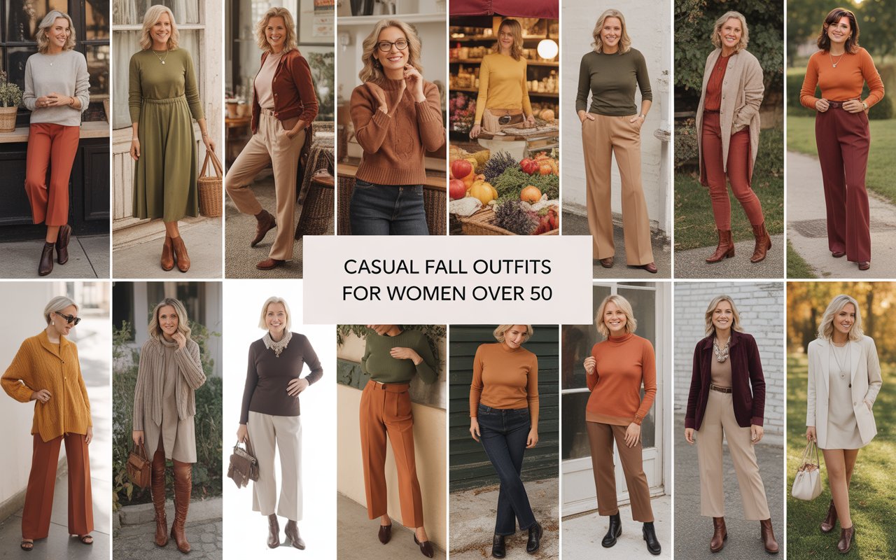 30+ casual fall outfits for women over 50