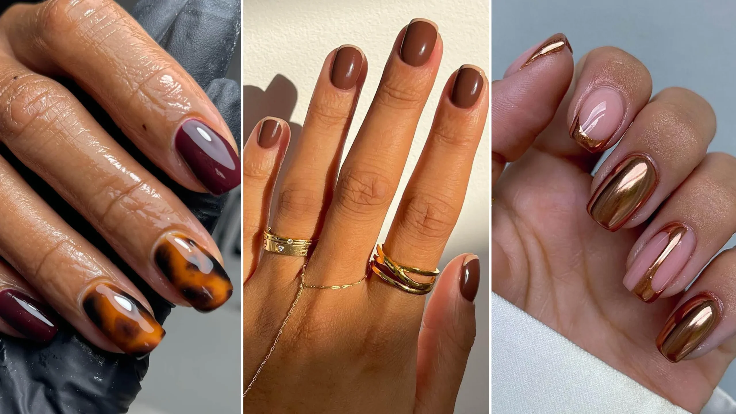 Fall Nail Colors for Brown Skin 2025